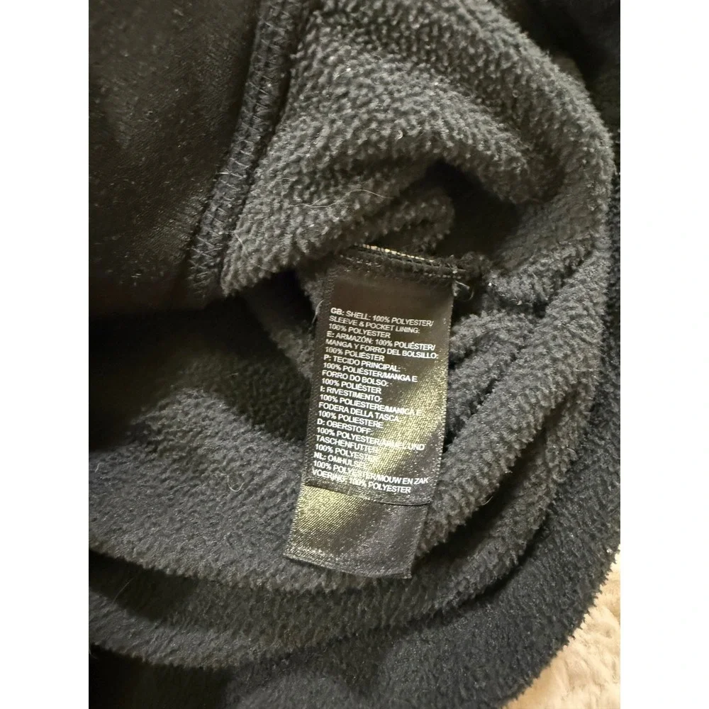 The North Face Fleece Jacket Black Full Zip Hiking Gorpcore Casual Athleisure M